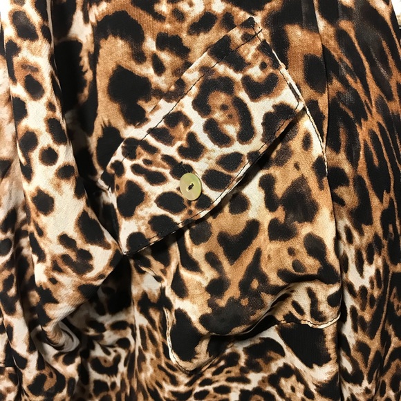 Event leopard wrap top - Picture 7 of 8